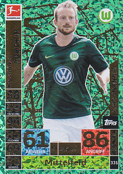 Maximilian Arnold VfL Wolfsburg 2018/19 Topps MA Bundesliga Match Winner #331